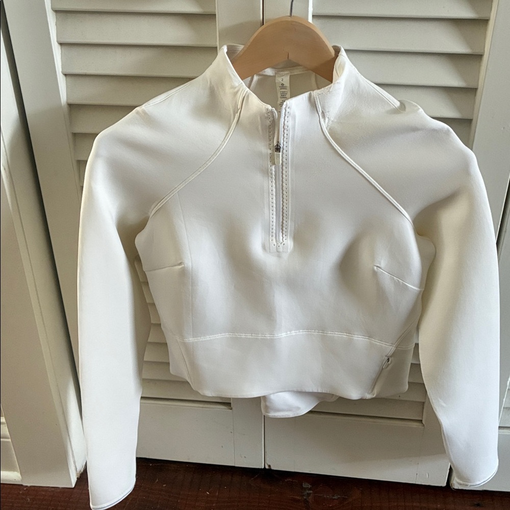 lululemon athletica White Crop Top